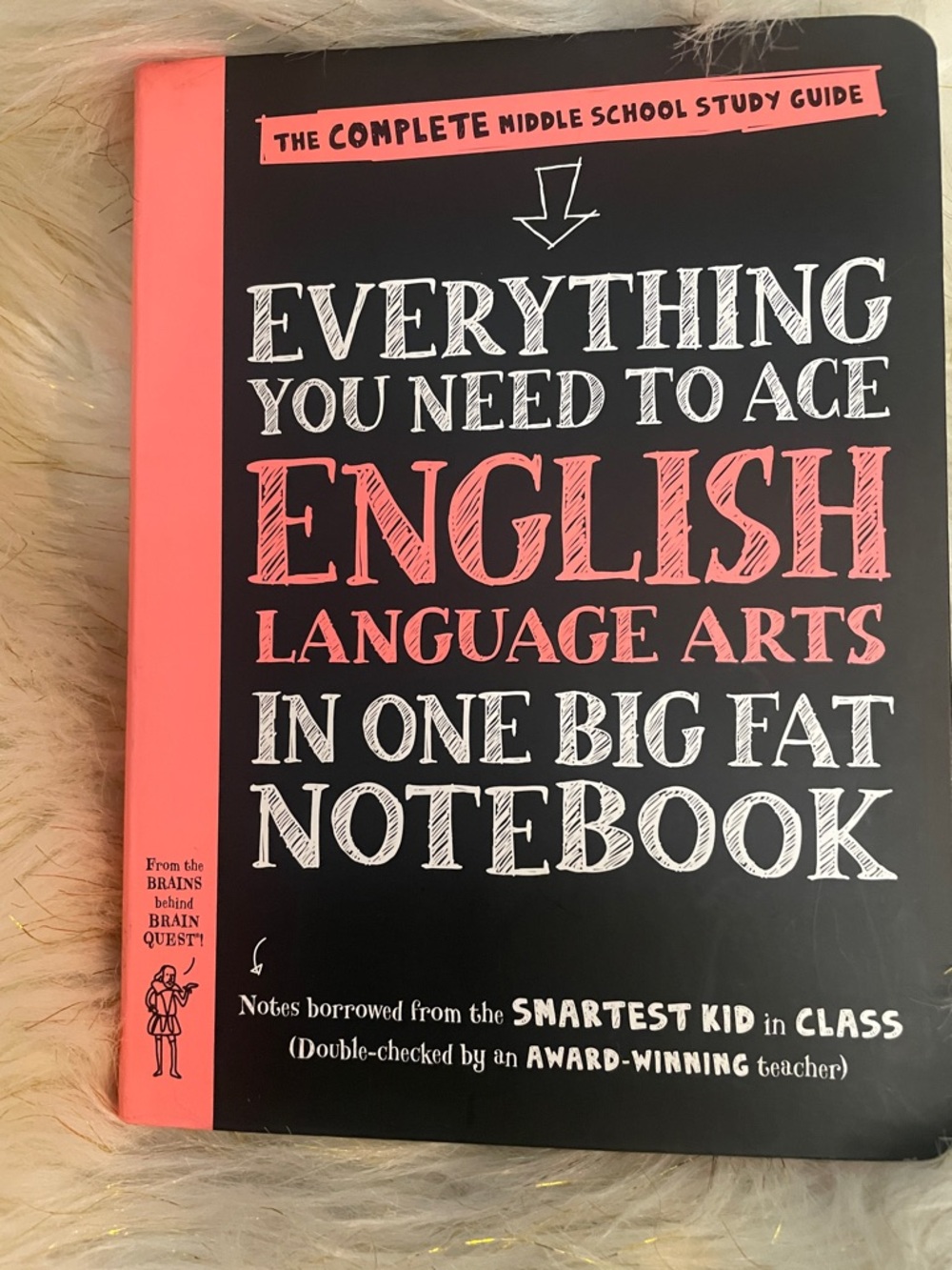 Everything You Need to Ace English Language Arts Notebook - Black & Coral